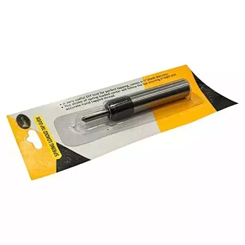 A.D INTERNATIONAL Tap Guide Cut Type Tool Knurled Body 1/2 inch (12.7 mm) Straight Shank for Aligning Tap For Threading in Lathe Mill Jig Bore, YU-HYH1-UVFF (Pack of 3)