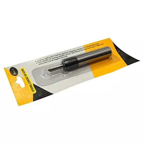 A.D INTERNATIONAL Tap Guide Cut Type Tool Knurled Body 1/2 inch (12.7 mm) Straight Shank for Aligning Tap For Threading in Lathe Mill Jig Bore, YU-HYH1-UVFF