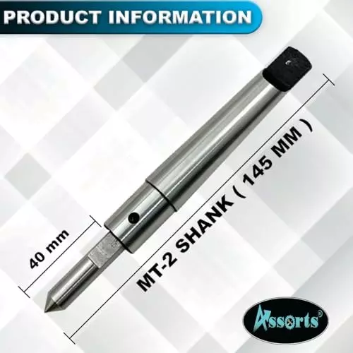 Assorts Spring Center Tap Guide Tool to Align Tap Alloy Steel MT2 Shank Teng Style for Threading