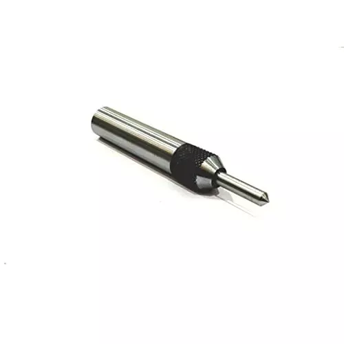 A.D INTERNATIONAL Tap Guide Cut Type Tool Ground Body and Knurled Body 1/2 inch Straight Shank for Aligning Tap For Threading Lathe Mill Jig Bore, BK-FAOP-WR37 (Set of 2)