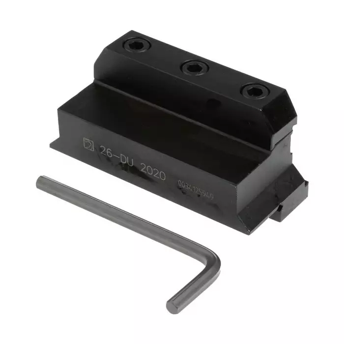 DORMER PRAMET DU / D Series Lathe Tool Holder for Use withxLCFN 26 20 mm Height 90° Approach 90 mm Length, 26-DU 2020