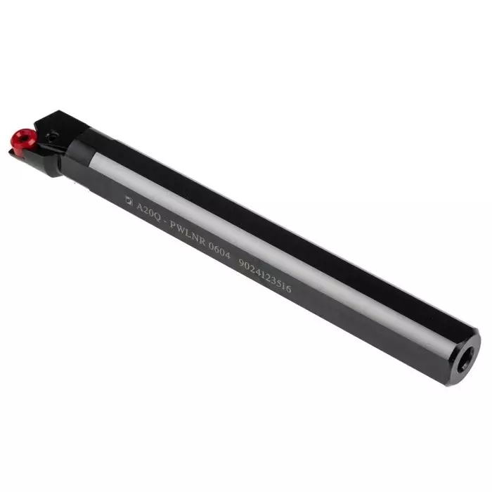 DORMER PRAMET PWLN(RL) INT Series Lathe Tool Holder for Use with WNMG 0604 20 mm Height 95° Approach 180 mm Length, A20Q-PWLNR 0604