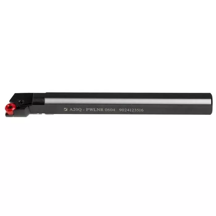 DORMER PRAMET PWLN(RL) INT Series Lathe Tool Holder for Use with WNMG 0604 20 mm Height 95° Approach 180 mm Length, A20Q-PWLNR 0604