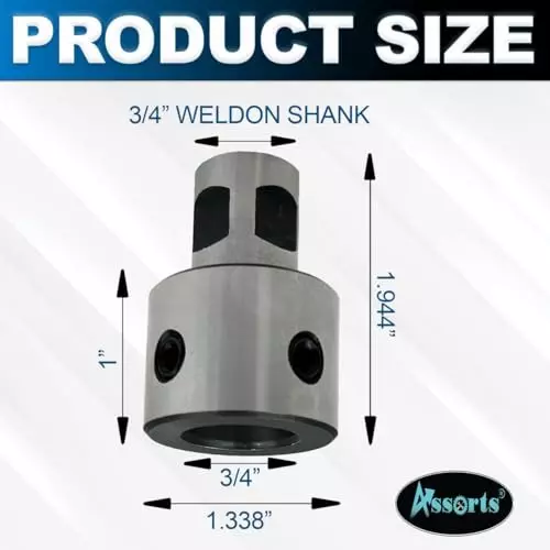Assorts Annular Cutter Holder Tool Steel 3/4 Inch (19.05 mm)