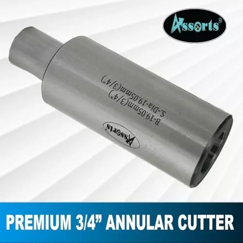Assorts Annular Cutter Holder with Allen Key Tool Steel 3/4 Inch (19.05 mm)
