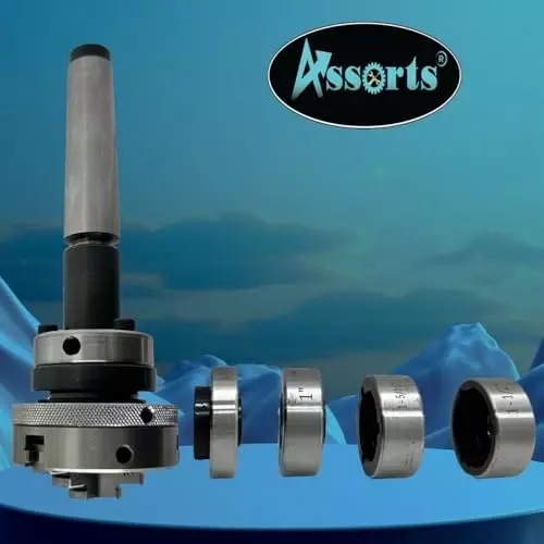Assorts Tailstock Die Holder Set Alloy Steel 3MT 65 mm Chuck 3 Jaw