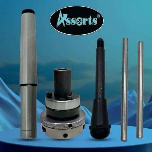 Assorts Tailstock Die Holder Set Alloy Steel 3MT 65 mm Chuck 3 Jaw
