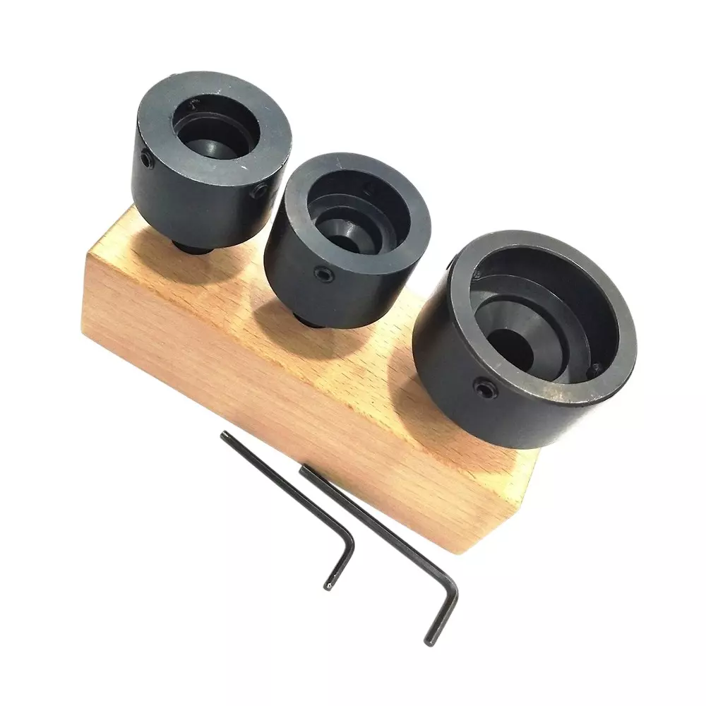 Assorts Die Holder Tool Steel 1/2 & 3/4 Inch Straight Shank 20.63, 25.4, 38.1 mm (Pack of 3)