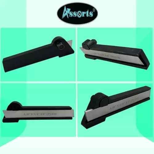 Assorts Lathe Cut Off Parting Tool Holder 3.17x19.05x152.4 mm Shank Diameter  19 mm(3/4 Inch)
