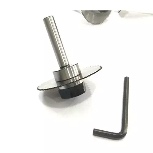 Assorts Slitting/Slotting Saw Holder with Circular Saw Blade Straight Shank 10 mm