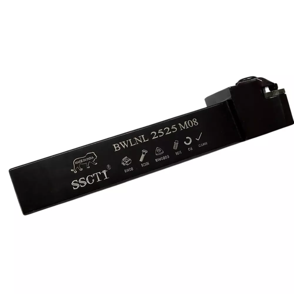 SSCTI Tool Holder Square Shank 25x25 mm Left Hand for CNC, VTL and Lath Machine, BWLNL 2525 M08