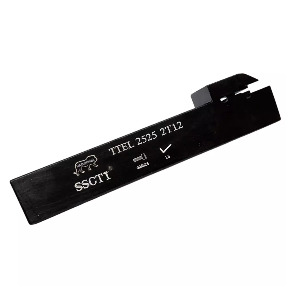 SSCTI Tool Holder Square Shank 25x25 mm Right Hand for CNC, VTL and Lath Machine, TTEL 2525 2T12