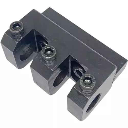 A.D INTERNATIONAL Turning Tool Post Holder Set 5/8 inch (15.8 mm) Boring Bar for 1/2 inch (12.7 mm) Straight and Adjustable Shank