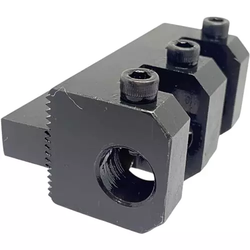 A.D INTERNATIONAL Turning Tool Post Holder Set 5/8 inch (15.8 mm) Boring Bar for 1/2 inch (12.7 mm) Straight and Adjustable Shank