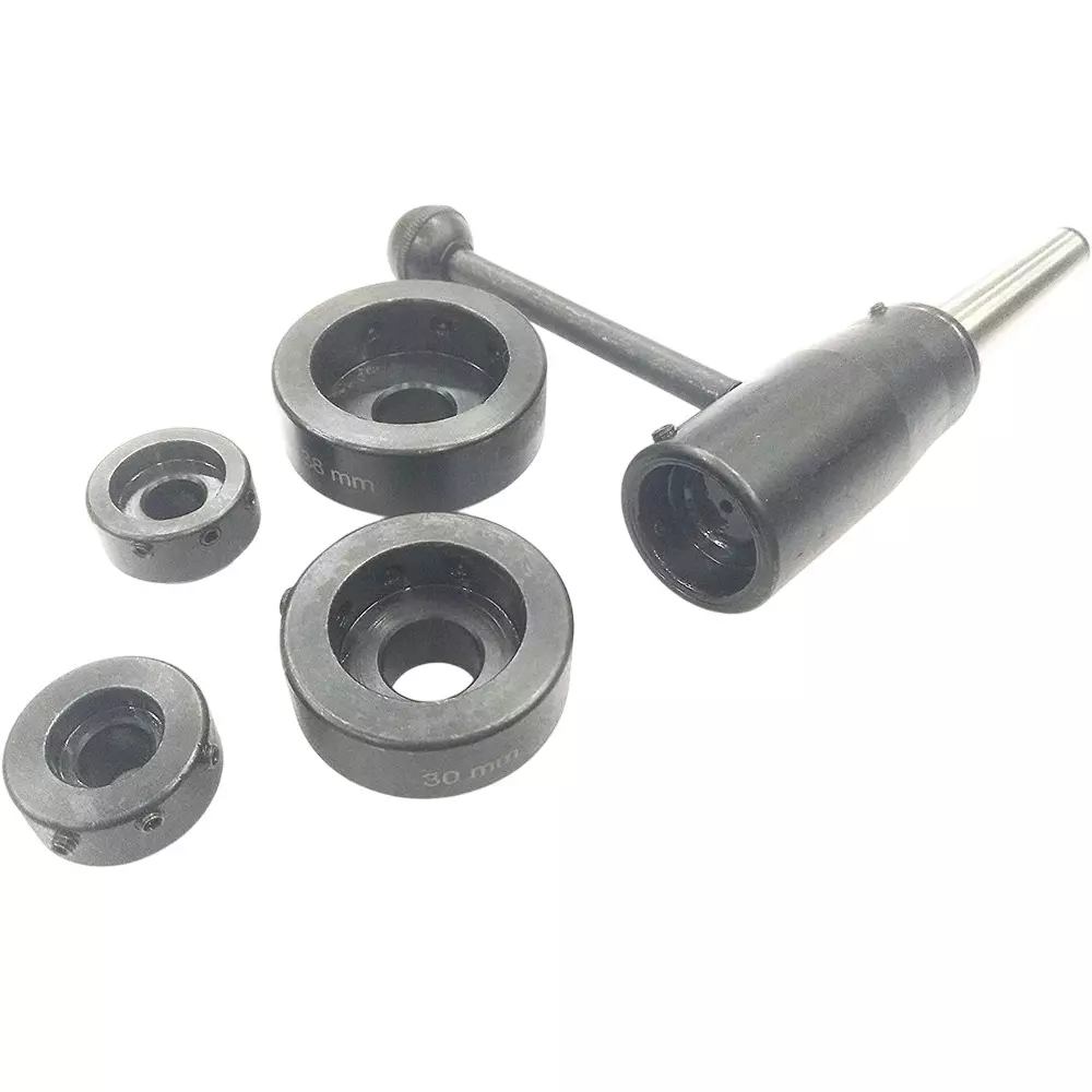 Assorts Tailstock Die Holder Set 3MT Shank Alloy Steel Circular Fully Threaded