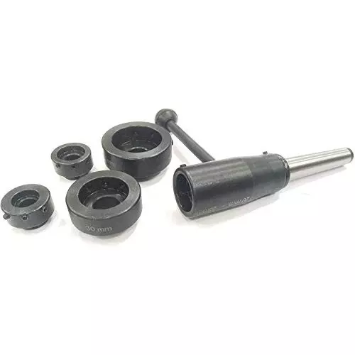 Assorts Tailstock Die Holder Set 3MT Shank Alloy Steel Circular Fully Threaded