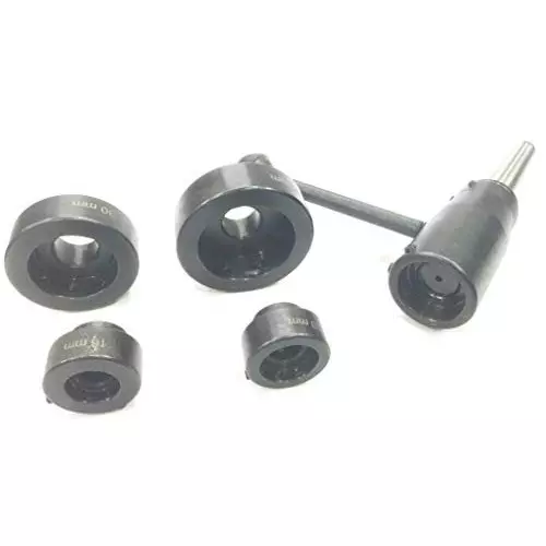 Assorts Tailstock Die Holder Set 3MT Shank Alloy Steel Circular Fully Threaded