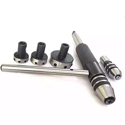 Buyohlic International Tailstock Die Holder Set with MT3 Shank for Threading And Tapping On Lathe Machine, JO-LKTD-YQ4M