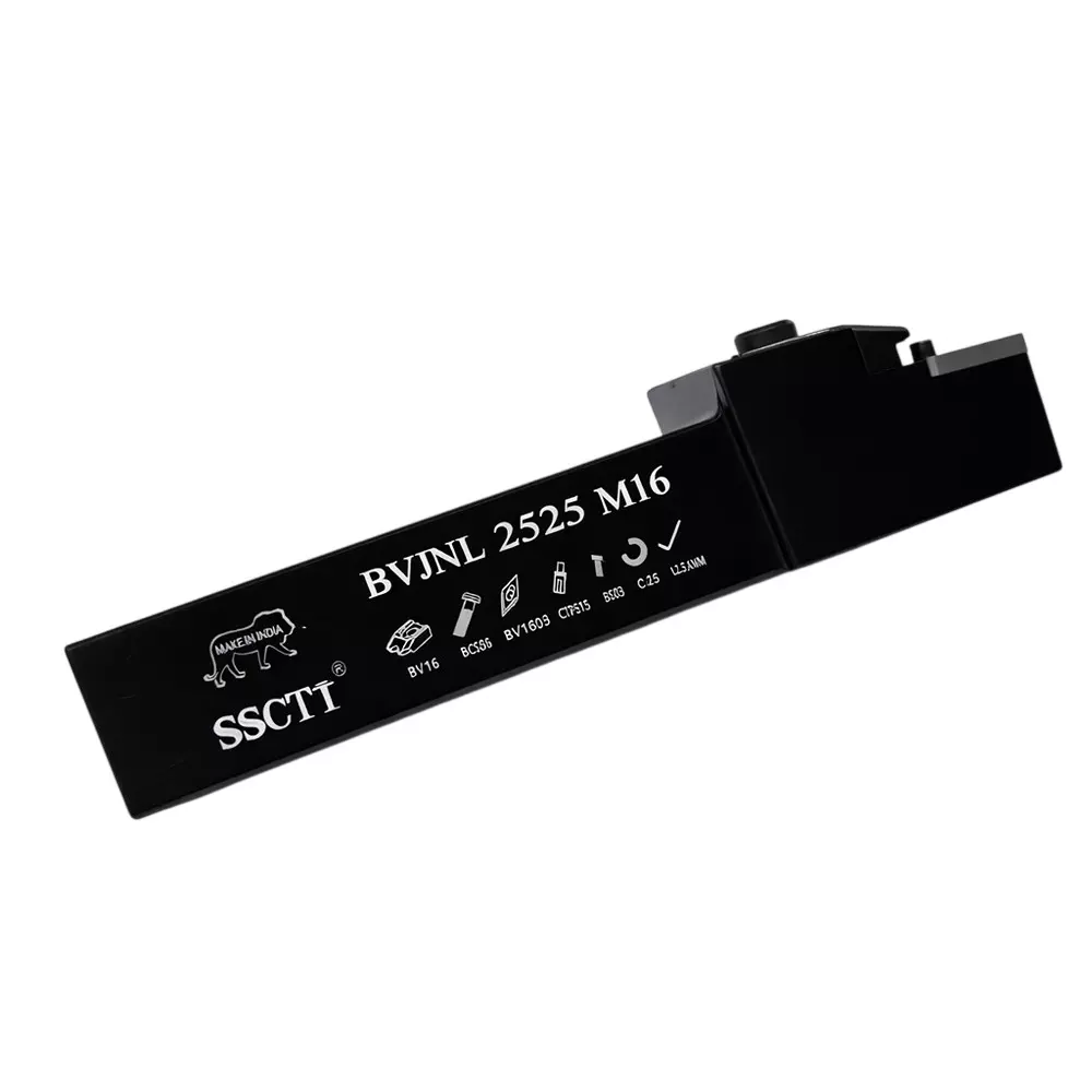 SSCTI Tool Holder Square Shank 25x25 mm Left Hand for CNC, VTL and Lath Machine, BVJNL 2525 M16