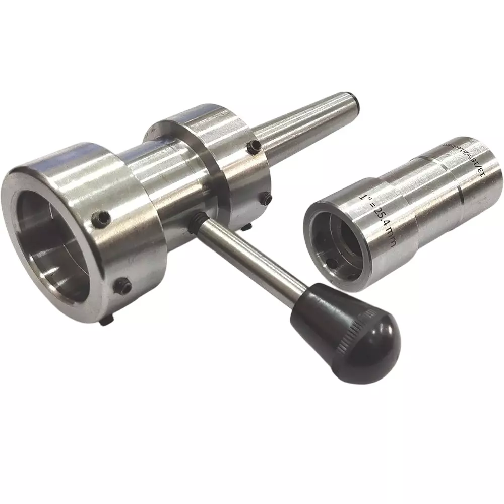 Assorts Precision Tailstock Rigid Die Holder Tool Steel Morse Taper 2MT Shank 38, 30, 25, 20 and 16 mm for Threading Lathe Machine