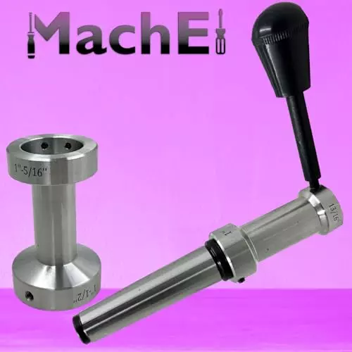 MachEl Newly Designed Rigid & Precision Lathe Tailstock Die Holder Imperial Size MT3