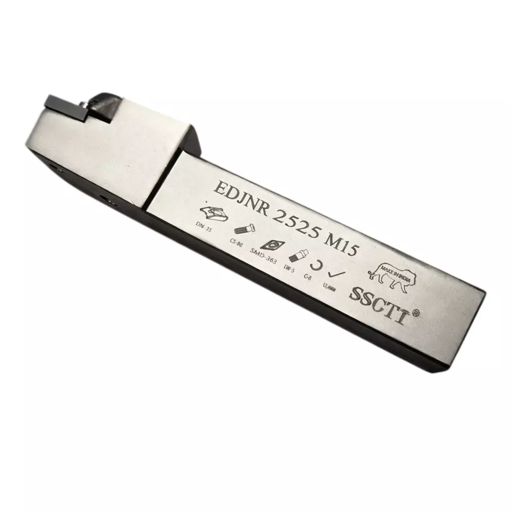 SSCTI Tool Holder Square Shank 25x25 mm Right Hand for CNC, VTL and Lath Machine, EDJNR 2525 M15