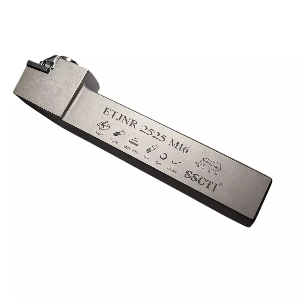 SSCTI Tool Holder Square Shank 25x25 mm Right Hand for CNC, VTL and Lath Machine, ETJNR 2525 M16
