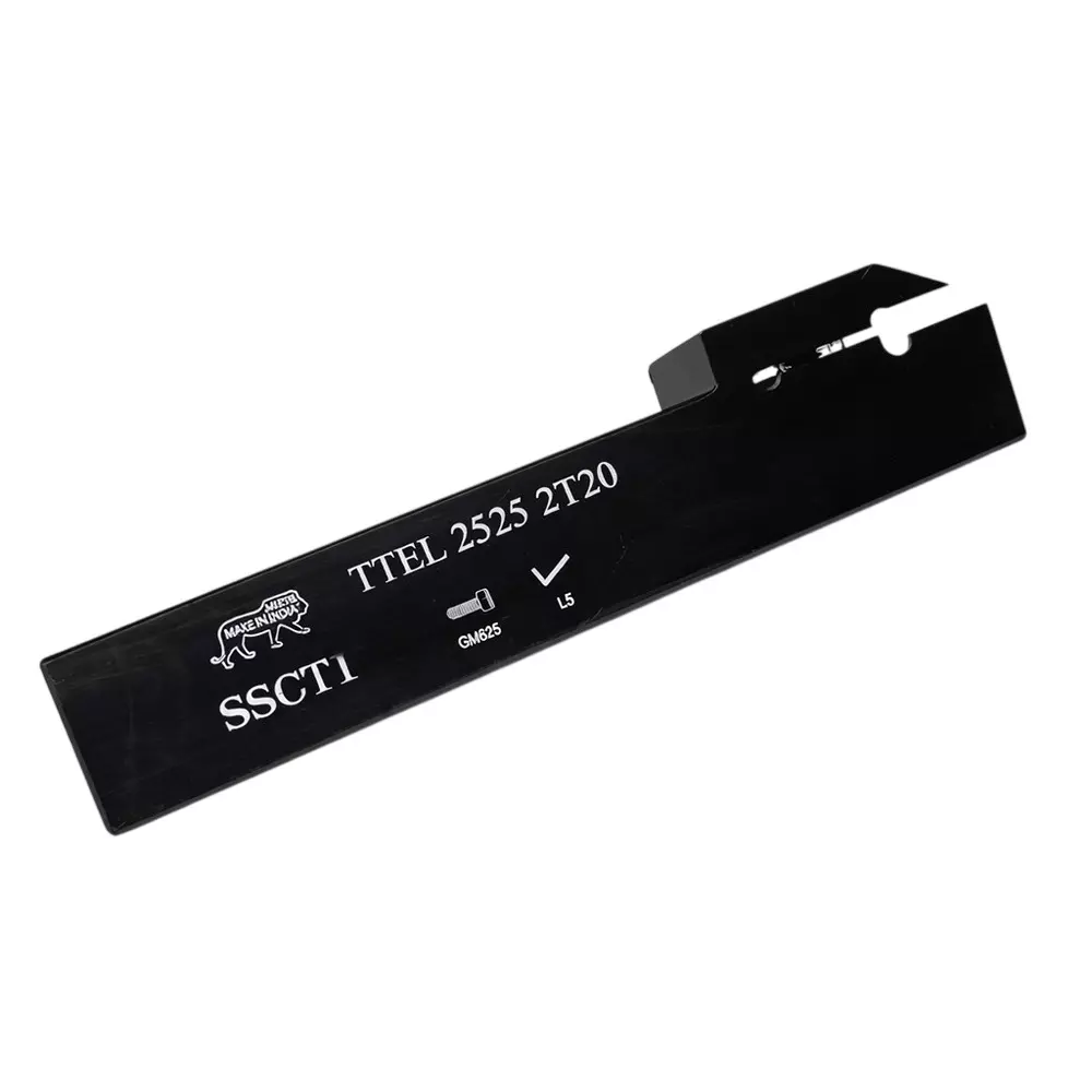 SSCTI Tool Holder Square Shank 25x25 mm Right Hand for CNC, VTL and Lath Machine, TTEL 2525 2T20