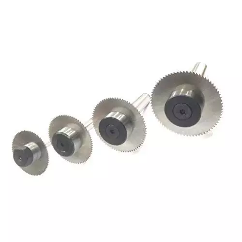 Assorts Slitting/Slotting Saw Holder Alloy Tool Steel M2 Grade (Pack of 4)