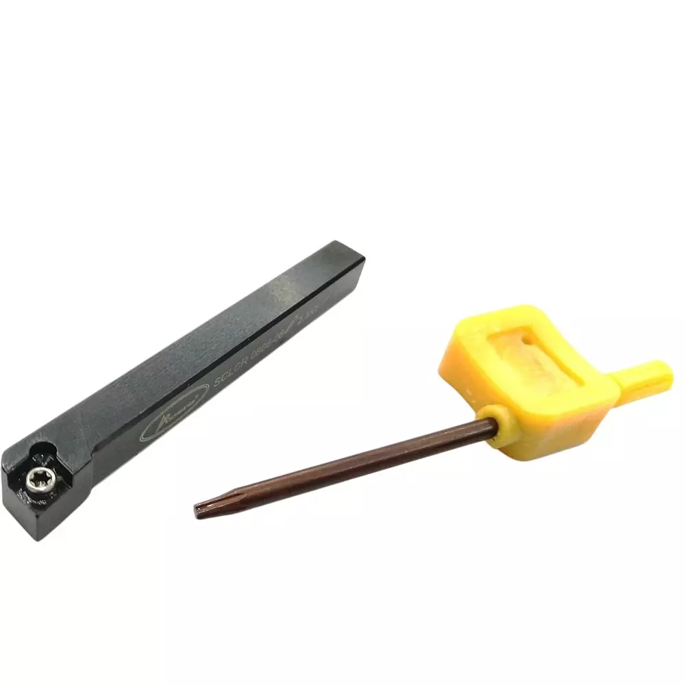 Assorts Indexable Lathe Turning Tool Holders with Key Tool Steel & Alloy Steel T15 Key 8 mm Shank Size