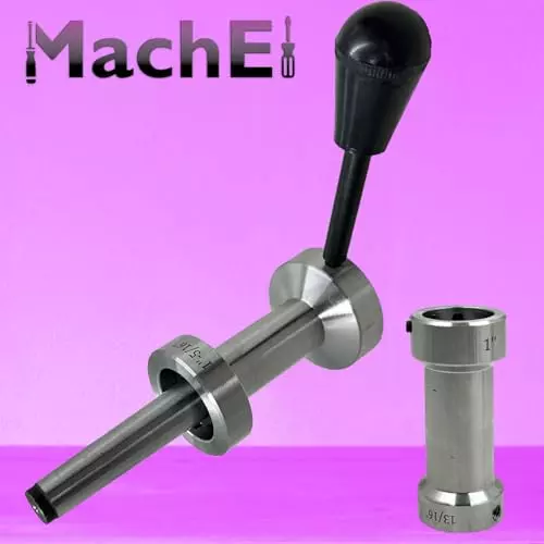 MachEl Newly Designed Rigid & Precision Lathe Tailstock Die Holder Imperial Size MT2