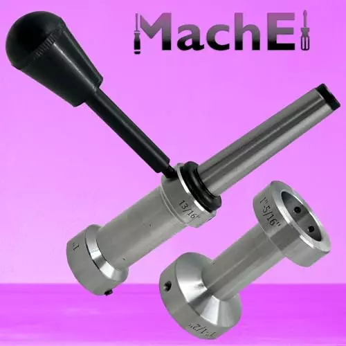 MachEl Newly Designed Rigid & Precision Lathe Tailstock Die Holder Imperial Size MT2