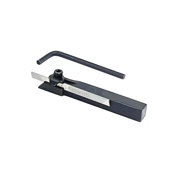 A.D INTERNATIONAL Mini Lathe Cut Off Parting Tool Holders with 6, 8, 10 mm Square Shank and HSS Blades, PJ-1YYN-M8U6 (Set of 3)
