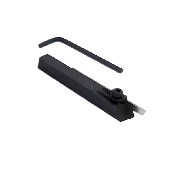 A.D INTERNATIONAL Mini Lathe Cut Off Parting Tool Holders with 6, 8, 10 mm Square Shank and HSS Blades, PJ-1YYN-M8U6 (Set of 3)