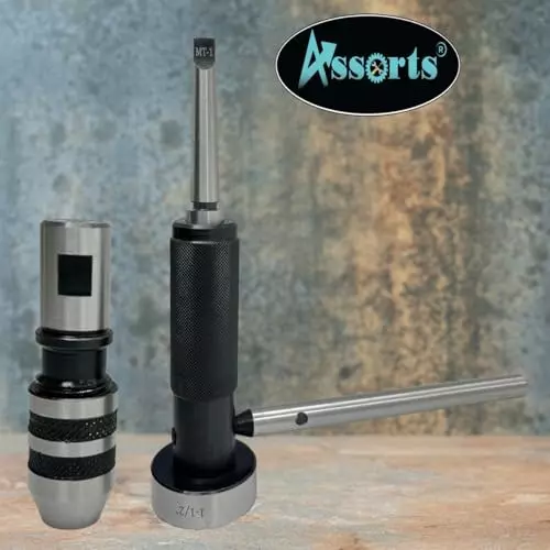 Assorts Imperial Die Holder Set 1MT Shank Tool Steel Circular for Threading & Tapping