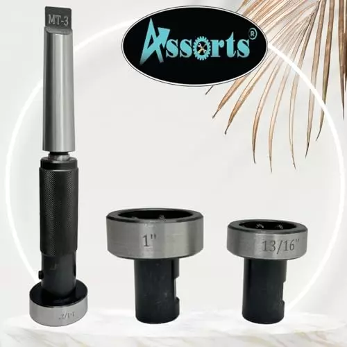 Assorts Imperial Die Holder Set 3MT Shank Tool Steel Circular for Threading & Tapping