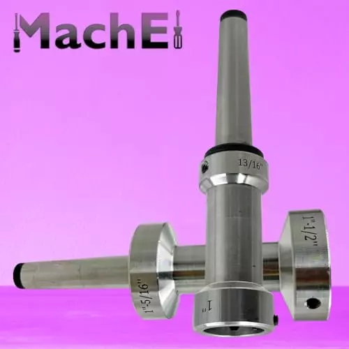 MachEl Tailstock Die Holder Imperial Die Sizes For Threading Operation On Lathe Machine 2MT