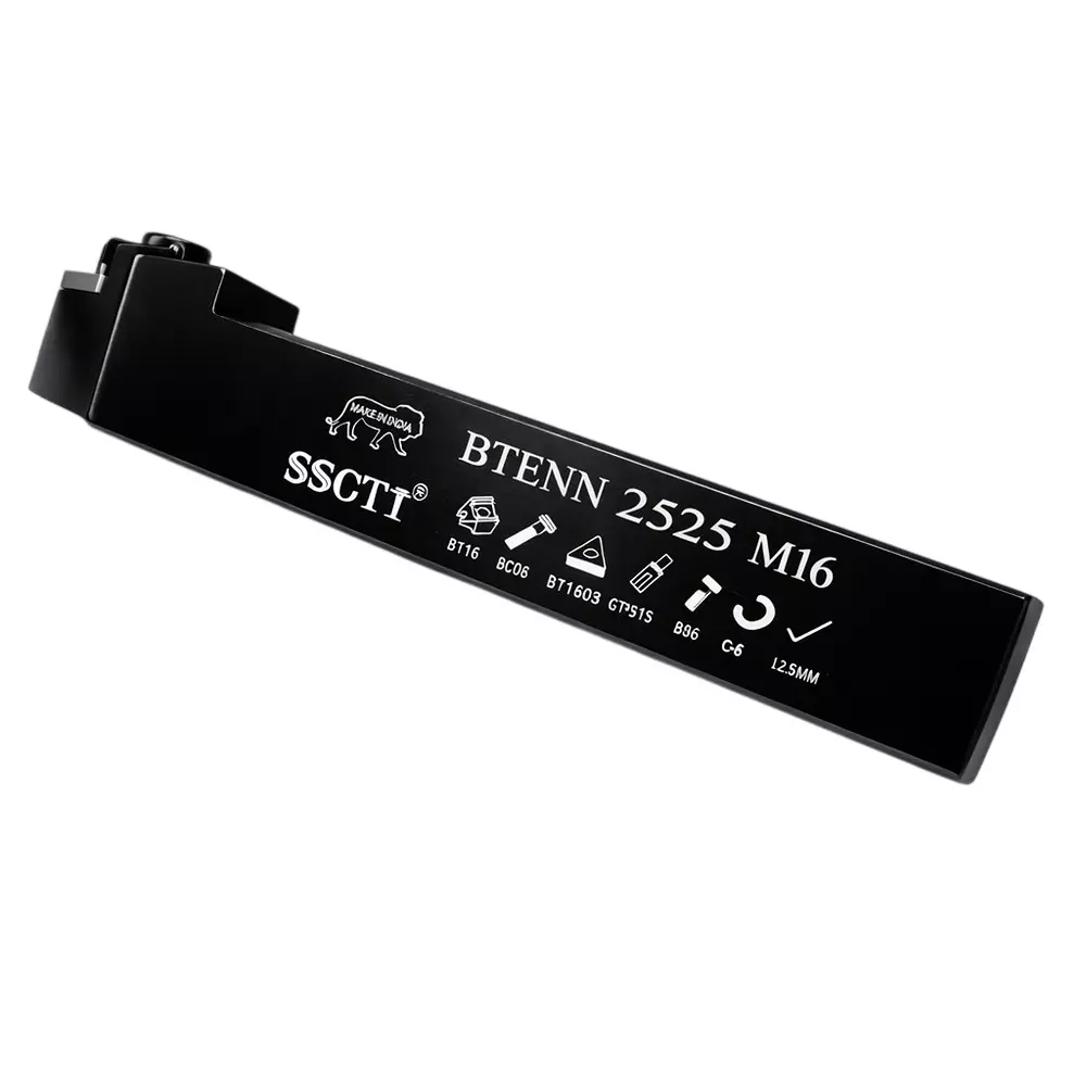 SSCTI Tool Holder Square Shank 25x25 mm for CNC, VTL and Lath Machine, BTENN 2525 M16