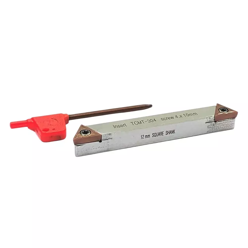 GENERIC Double End Insert Tool Holder Left-Right with 7.9 mm Center Height and 12 mm Shank, R9-F3VM-UYGQ