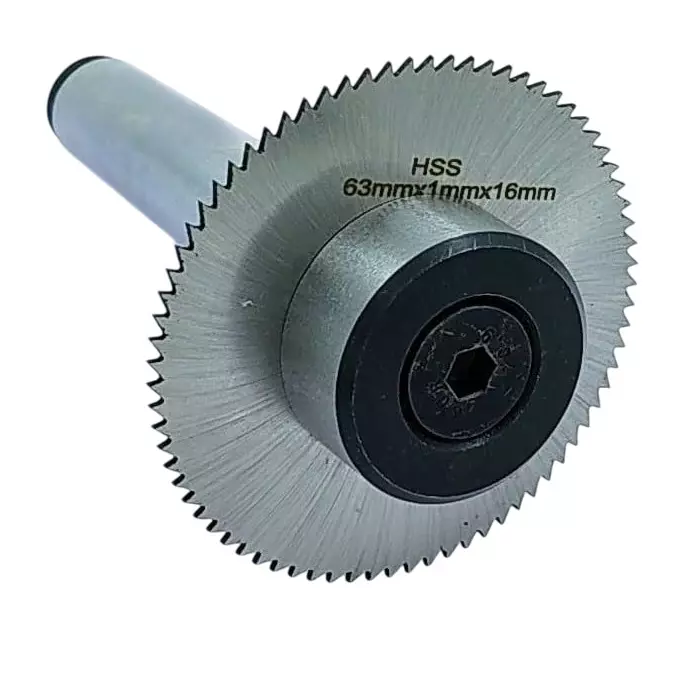 A.D INTERNATIONAL Slitting Slotting Saw Holder with 10 mm Straight Shank and Circular Saw Blade, 67-RI2L-VXHJ