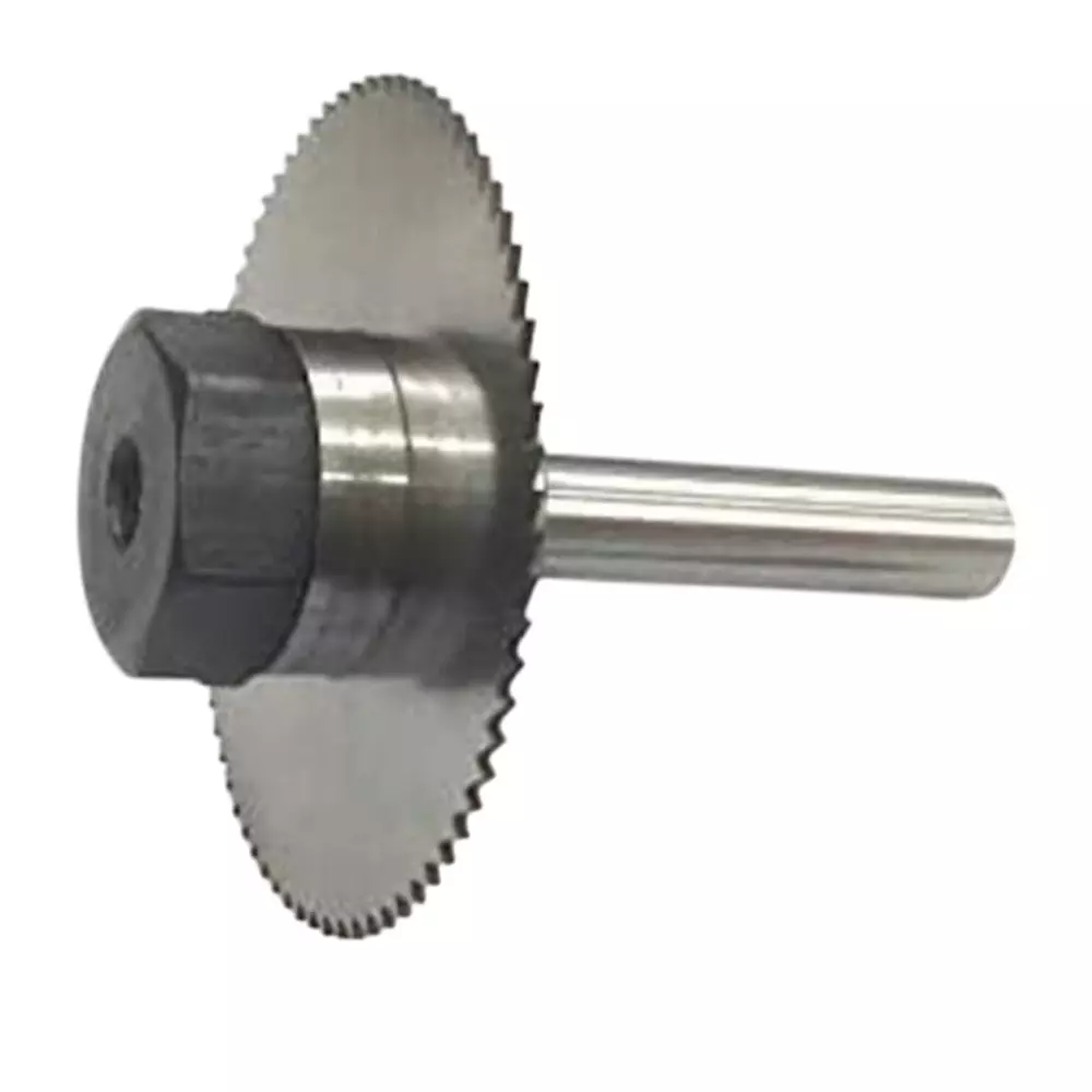 A.D INTERNATIONAL Slitting Slotting Saw Holder with 10 mm Straight Shank and Circular Saw Blade, 67-RI2L-VXHJ