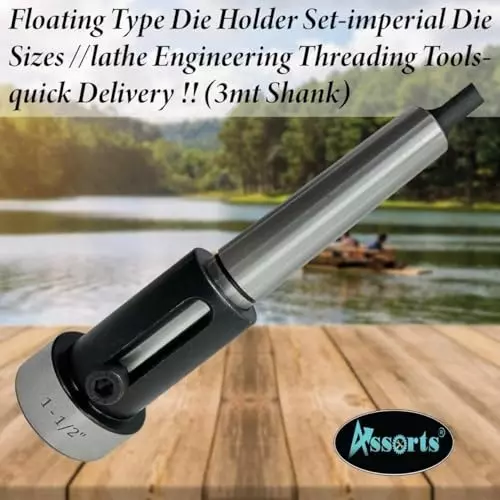 Assorts Tailstock Floating Type Imperial Die Holder 3MT Shank Tool Steel