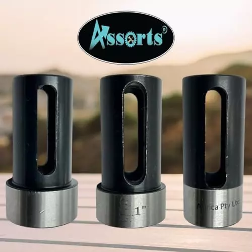 Assorts Floating Type Die Holder Set Tool Steel 2MT Shank 38, 30, 25, 20 and 16 mm for Threading Lathe Machine