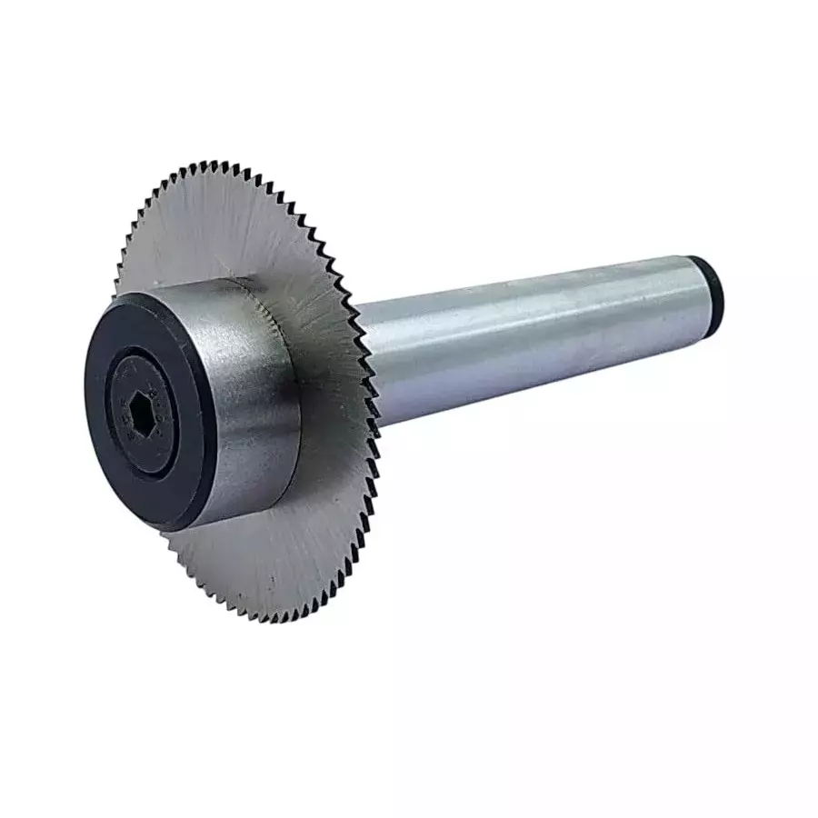 Buyohlic International Slitting Slotting Saw Holder with Circular Saw Blade Machine Tools and 1/2 inch (12.7 mm) Straight Parallel Shank, XO-IL9Q-GOT0
