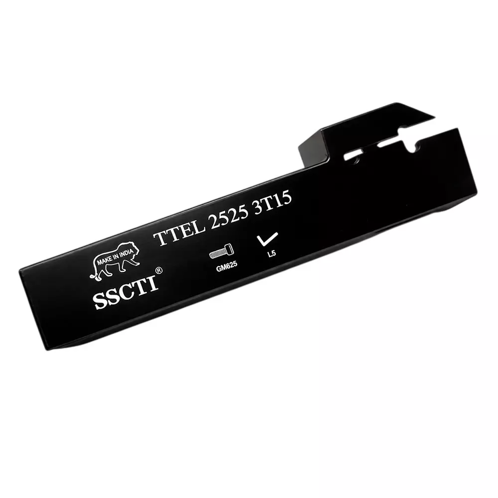 SSCTI Tool Holder Square Shank 25x25 mm Right Hand for CNC, VTL and Lath Machine, TTEL 2525 3T15