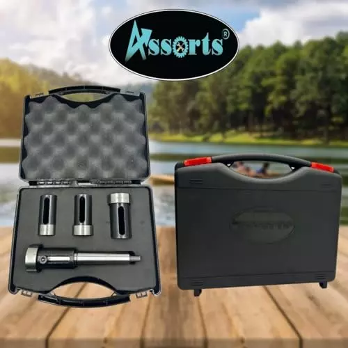 Assorts Floating Type Imperial Die Holder Set 3MT Shank Quality Tool Steel Circular