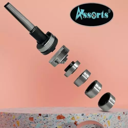 Assorts Tailstock Die Holder Set Alloy Steel 2MT 50 mm Chuck Self Centering 3 jaw