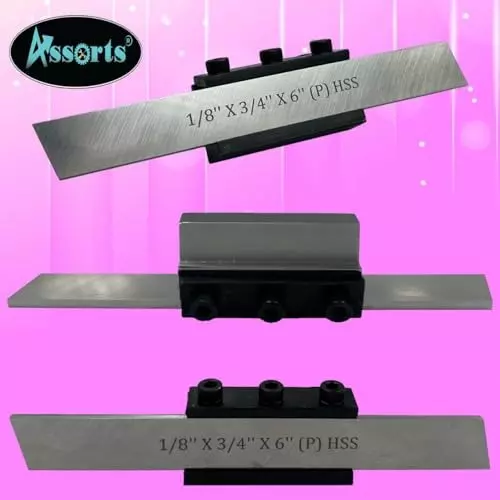 Assorts Parting Cut Off Tool Holder Tool Steel Body & HSS Blade 19.05 mm