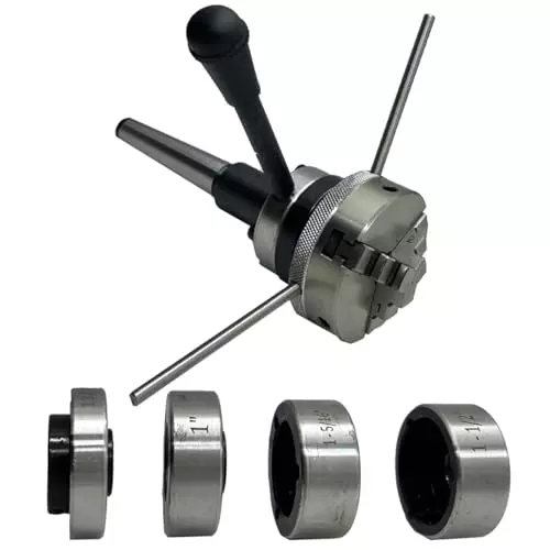MachEl Lathe Tailstock Die Holder with 2MT Shank for Tapping 65 mm Chuck