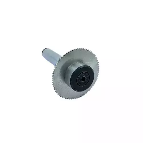 Buyohlic International Slitting Slotting Saw Holder with 3MT Shank, M12 x 1.75 mm Drawbar Thread and Circular Saw Blade, TT-BS5L-R6Q5